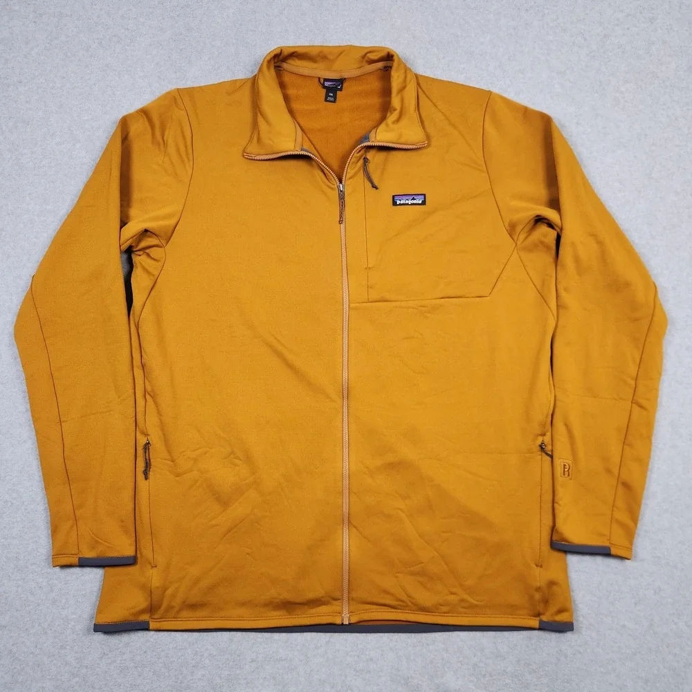 Patagonia Jacket Mens XXL Raptor Brown R1 Thermal Regulator Lightweight 40580